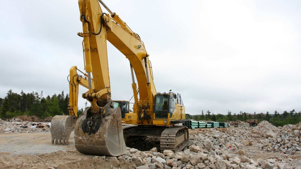 Site preparation with bulldozer in Huntsville, AL
